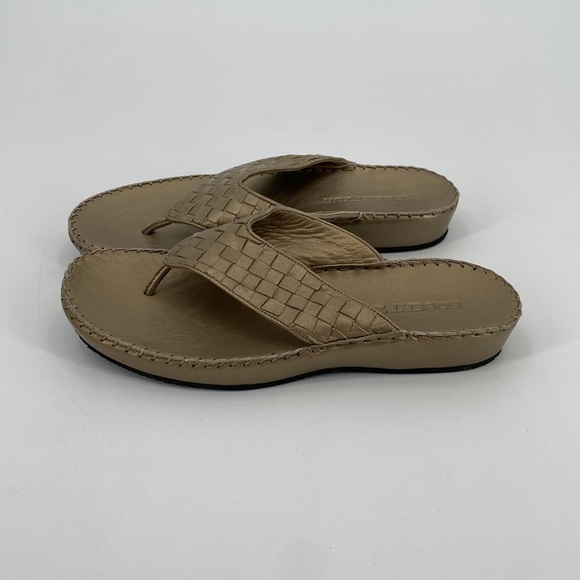 Robert Zur Braided Lilly V True Glove Leather Sandals Size 9.5 - Picture 4 of 11